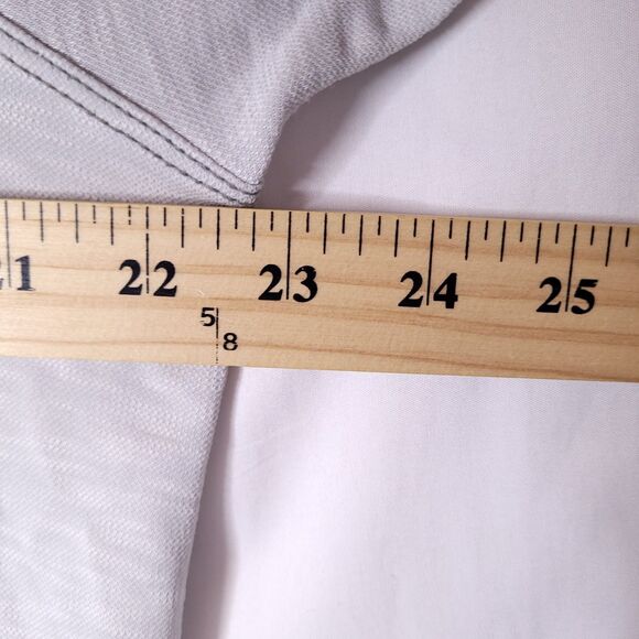 Johnston & Murphy Polo Shirt Mens Medium Light Gray - Picture 8 of 12